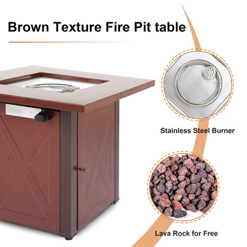 Legacy Heating 28in Gas Fire Pit & Reviews Wayfair